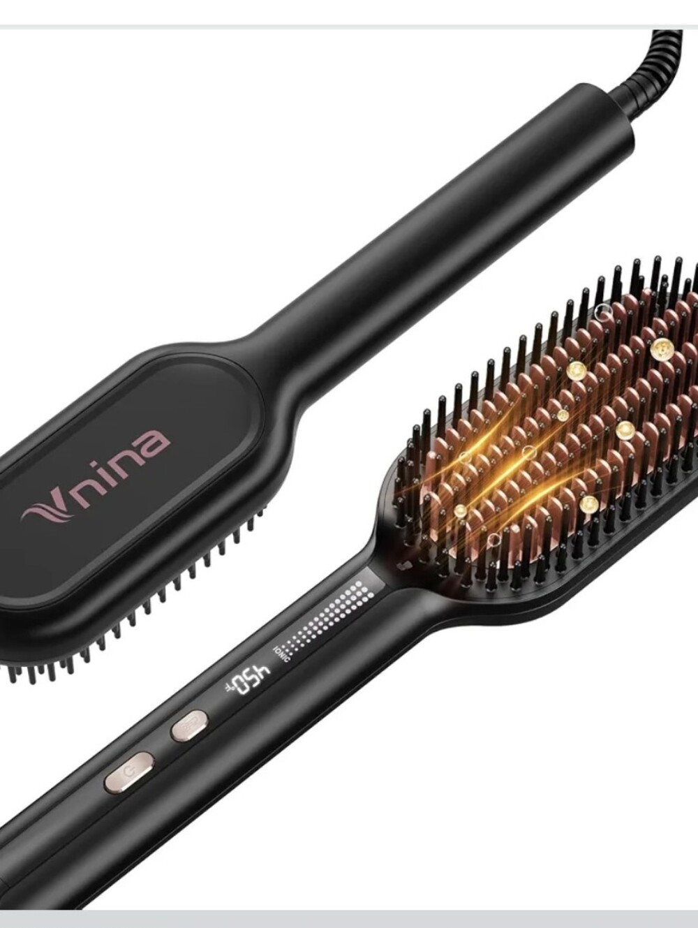 Ionic Hair Straightener Brush